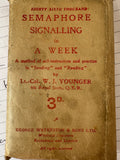 Front cover of Semaphore Signalling in a Week card set