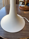 White Panthella Style Table Lamp – Mid-Century Modern Design