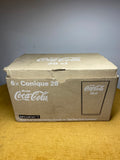 Boxed set of six French Coca Cola glasses