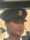 Vintage British Peaked Cap with ER II Embroidered Badge – Size 60 / 7⅜