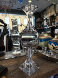 Vintage Rogaska Crystal Cobra Candlestick – Slovenian Lead Crystal Sculptural Candle Holder, 27cm