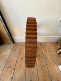 Vintage Wooden Cog Wheel Pattern – Industrial Gear Form – 52cm