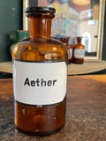 Vintage apothecary bottle - Aether