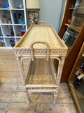 Large rattan trolley