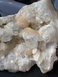 Apophyllite Crystal Cluster – White, Pink & Clear – 645g – Natural Healing Mineral Specimen