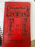 Daily Mail War Map cover showing Triple Entente and Triple Alliance figures