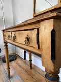 Victorian pine washstand