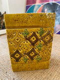 Bitossi 'Spagnolo' yellow slab vase