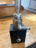 1960s Vintage Combined Optical Industries Magnifying Lens mounted on Eclipse Cat. No. 903 Magnetic Base
