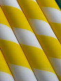 Sunny Yellow & White Helter Skelter Candle – True North Chandlers