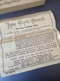 Vintage Mabie Todd Fyne-Poynt Propelling Pencil – Gold Plated – Original Box & Leads – 1940s
