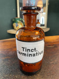 Vintage apothecary bottle - Tinct.carmin