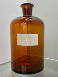 1974 large empty chemical bottle