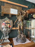 Large Vintage Spelter Figure – After Auguste Moreau