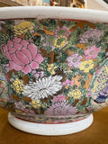 Large 20th Century Chinese Famille Rose Jug and Bowl