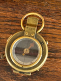Verner's Pattern compass open, showing dial, needle and "Verner's Pattern" marking