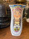 Vintage Handpainted Russian Porcelain Vase – Unique Collectible Decor