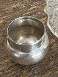Small Antique Edward VII Silver Top Crystal Scent Bottle – Birmingham 1908