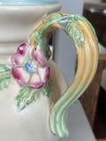 Vintage Clarice Cliff “My Garden” Water Pitcher – Cream – 21cm High