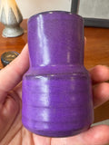 Pair of Small Vintage West German Pottery Pots – Mid-Century Purple Glaze