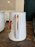 Handle of WWI Triple Entente jug showing gilt wear