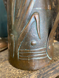 Antique Newlyn Arts & Crafts Copper Vase – Stylised Tulip, Circa 1905