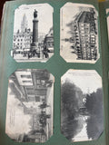 Antique Postcard Album — Over 130 Early 1900s Postcards of Northern France, WWI Pas-de-Calais & Arras