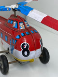 Vintage Japanese tin toy helicopter