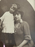 Edwardian Postcard c.1900s–1910s in Ornate Mirrored Frame