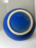 Stylish 1970s West German Jopeko Keramik Pottery Vase – Deep Blue Glaze