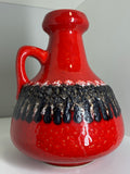 Mid century fat lava vase by Schlossberg Keramik