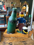 Vintage 1970s Heineken Beer Bar Display Figure – Pub Advertising Statue