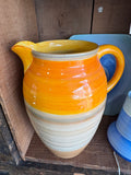 Top angled view of Art Deco Shelley Harmony vase, 20cm