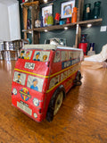 Brimtoy clockwork tin toy London bus