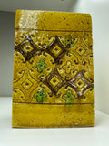 Bitossi 'Spagnolo' yellow slab vase