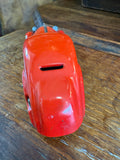 Top view of Schuco sedan showing roof slot and body lines