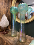 Pair of Josef Rindskopf Bohemian glass Dragonfly vases