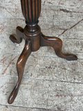 Edwardian Mahogany Torchere – Turned Pedestal Plant Stand – 106cm – c.1900–1910
