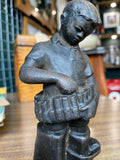 Mid century Soviet statue of young boy