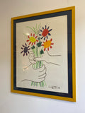 “Bouquet of Peace” by Picasso – Stunning Framed Print on Art Paper