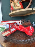 Vintage Metal Biplane Model G-PITZ | Pitts Special Aerobatic Aircraft Collectible