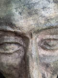 Mid-Century Plaster Maquette Sculpture Head of a Woman
