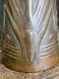 Antique Newlyn Arts & Crafts Copper Vase – Stylised Tulip, Circa 1905