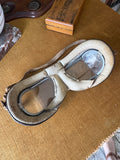 Back view of WWII era flying googles