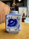 Soviert era Gzhel porcelain tea caddy