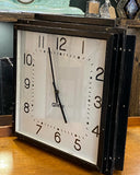 Vintage Gents’ of Leicester Double-Faced Art Deco Clock – Quartz Converted & Fully Functional