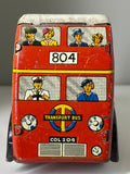 Brimtoy clockwork tin toy London bus