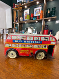 Brimtoy clockwork tin toy London bus