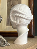 Vintage Goebel Art Nouveau Bisque Porcelain Bust – Classical Maiden, West Germany, 1960s/70s