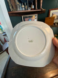 1930s Art Deco Shelley Harmony Ware Cake Plate – Square Porcelain with Banded Design